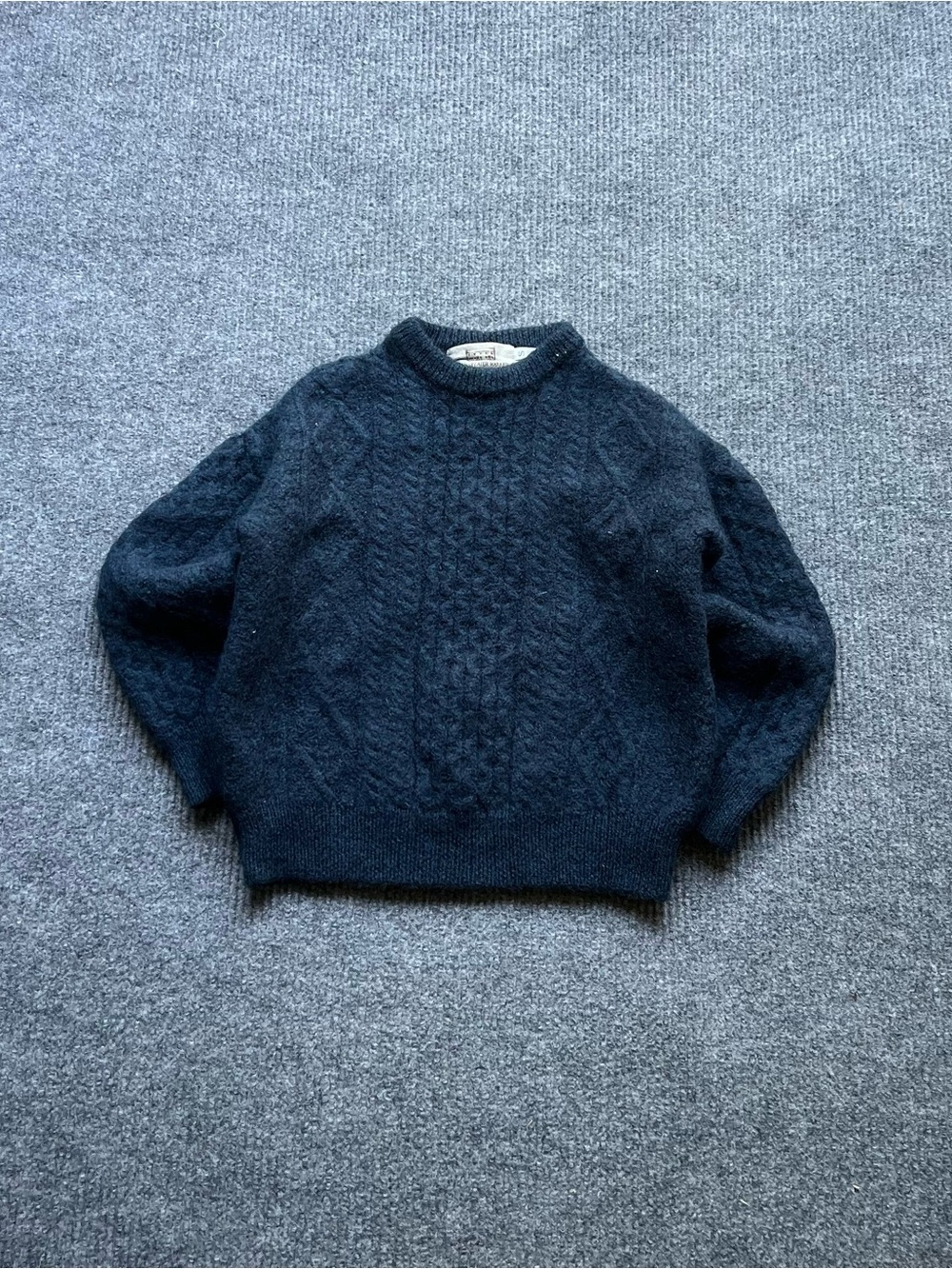 Vintage Aran Sweater Market Wool Sweater